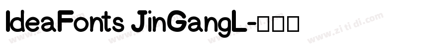 IdeaFonts JinGangL字体转换